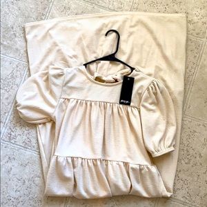 Nasty Gal Puff Sleeve Midi